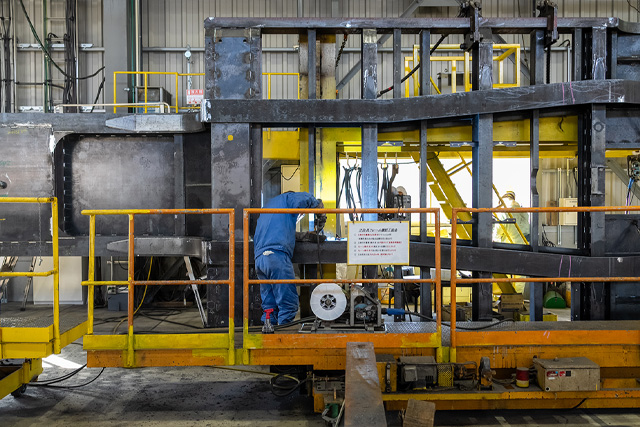 巨大構造物製造に最適化された環境